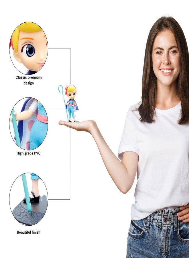 Tinion||Toy Story Bo Peep (2) Action Figure- Minimal Toy Figure (Doll) Special Edition للوحة القيادة في السيارة، والزينة، والكعكة، ومكتب العمل، وطاولة الدراسة (عبوة من قطعة واحدة) (الارتفاع - 15 سم) - Image 3